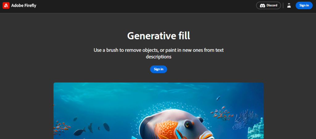 Adobe Firefly Generative fill
