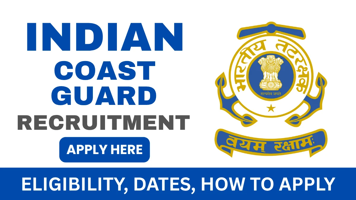 Indian Coast Guard Recruitment 2025