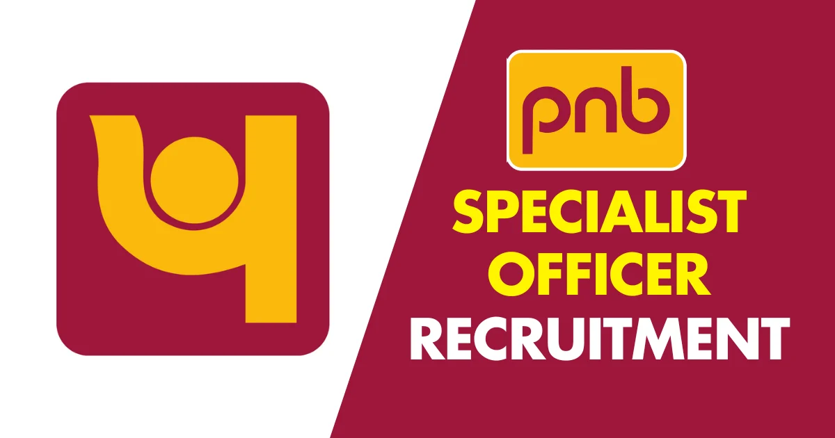 PNB SO Recruitment