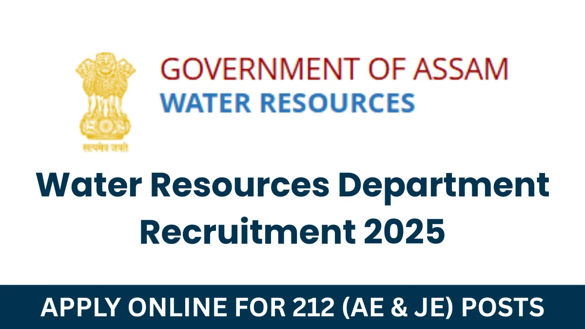 Water Resources Department Recruitment 2025