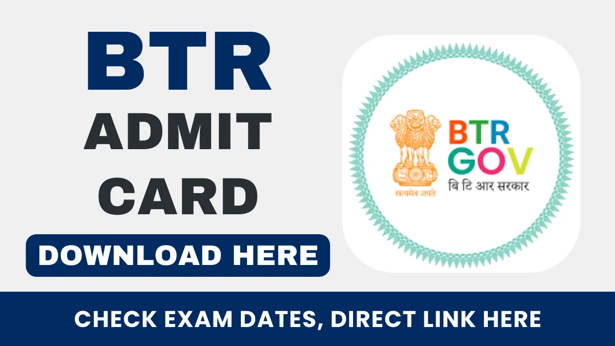 BTR Admit Card