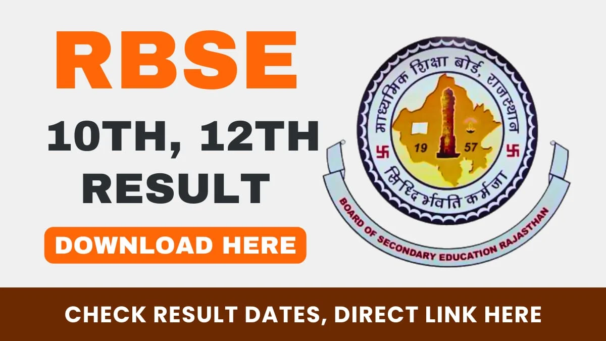 RBSE 10th & 12th Result 2025