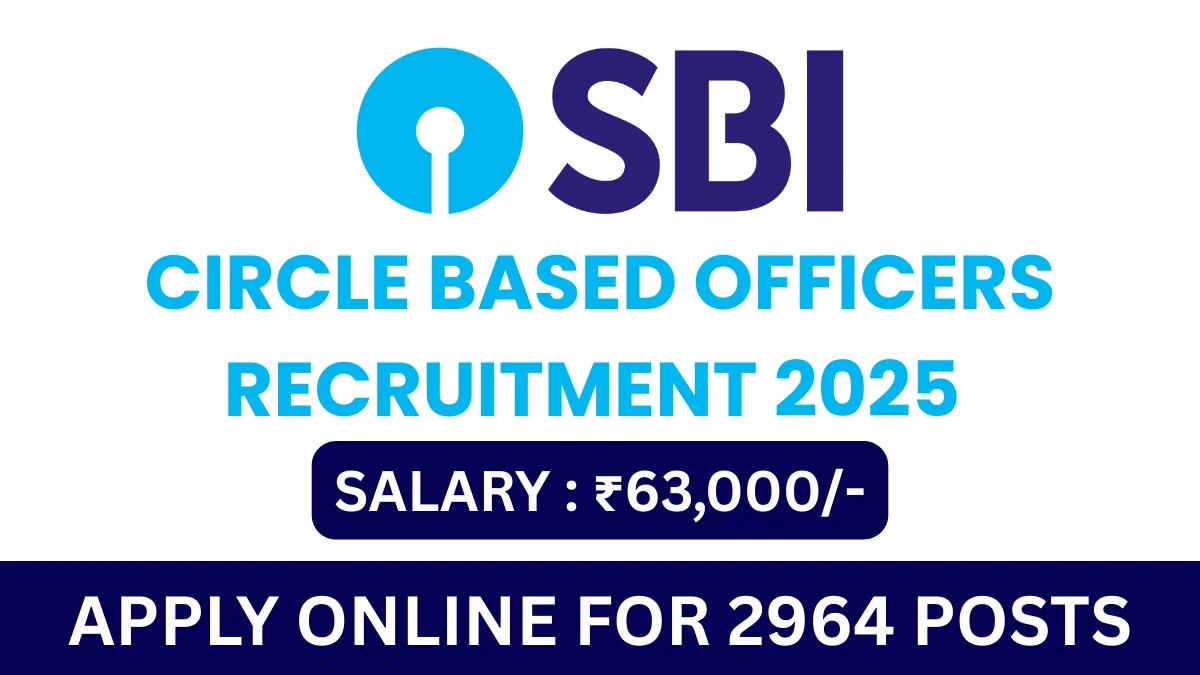 SBI CBO Recruitment