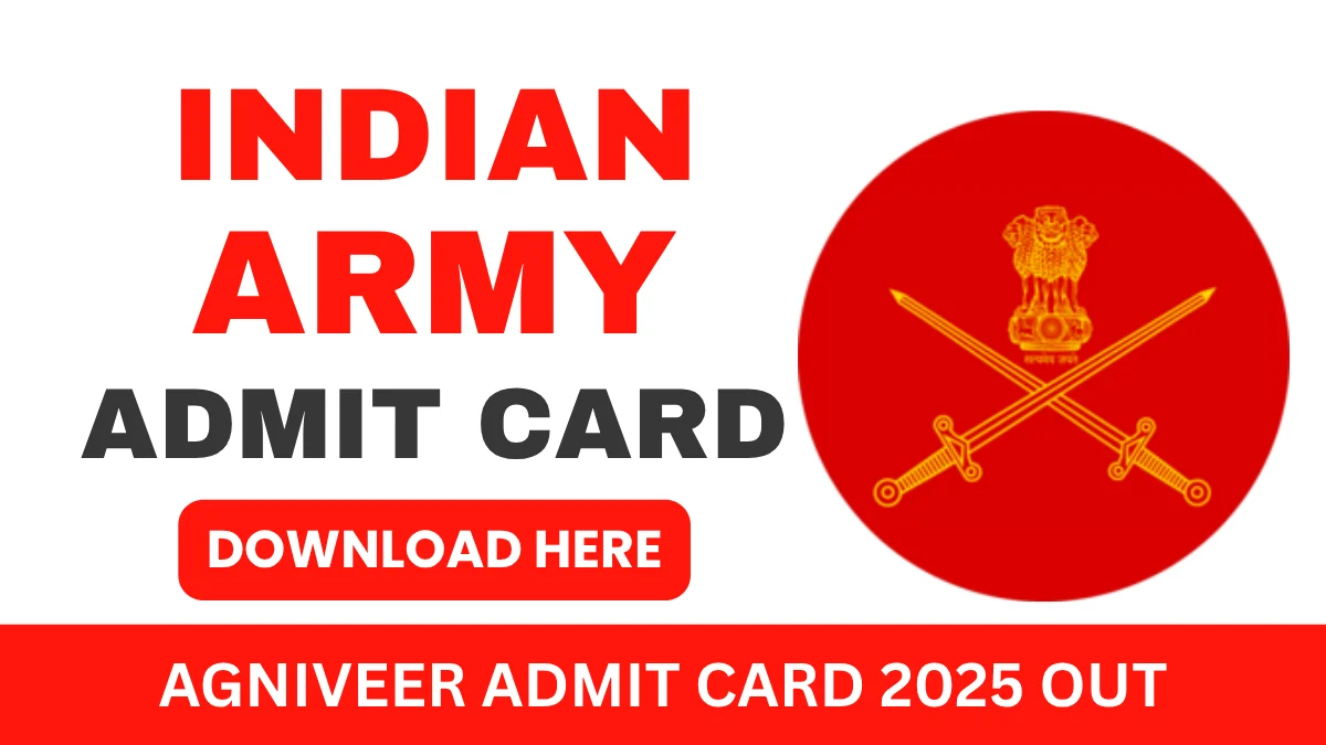 Agniveer Admit Card 2025