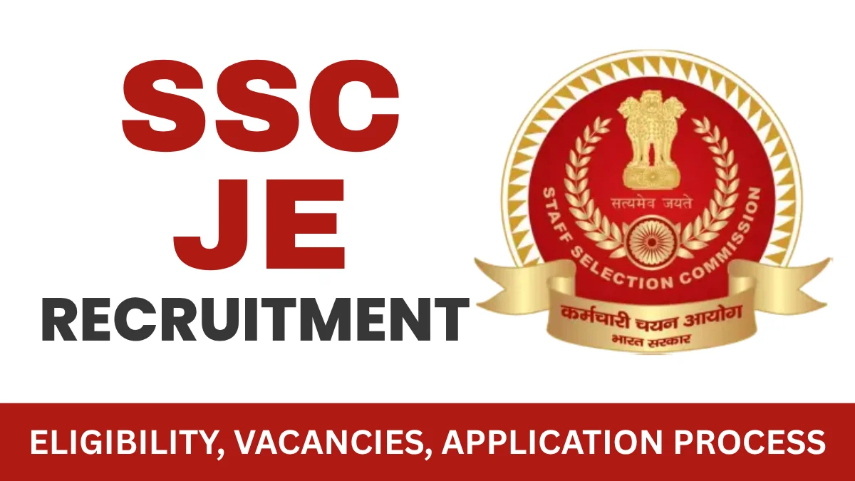 SSC Junior Engineer JE Recruitment