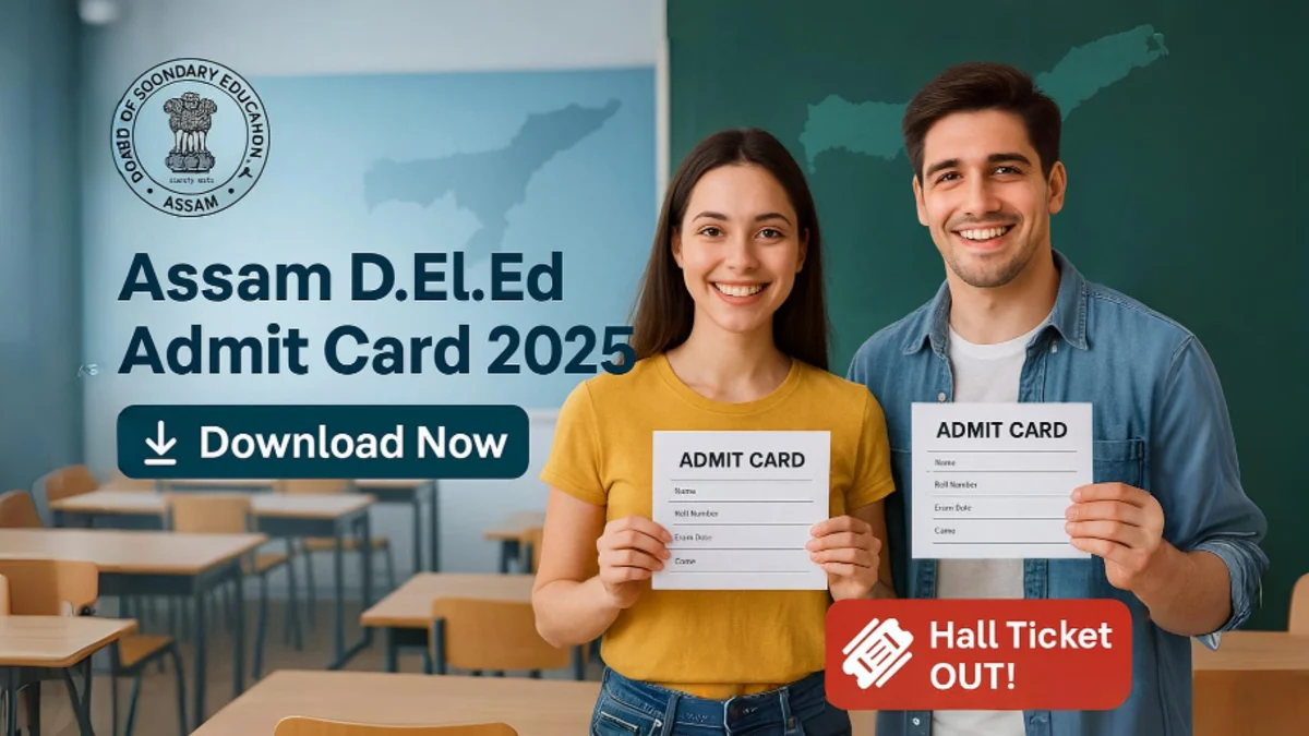 Assam D.El.Ed Admit Card 2025