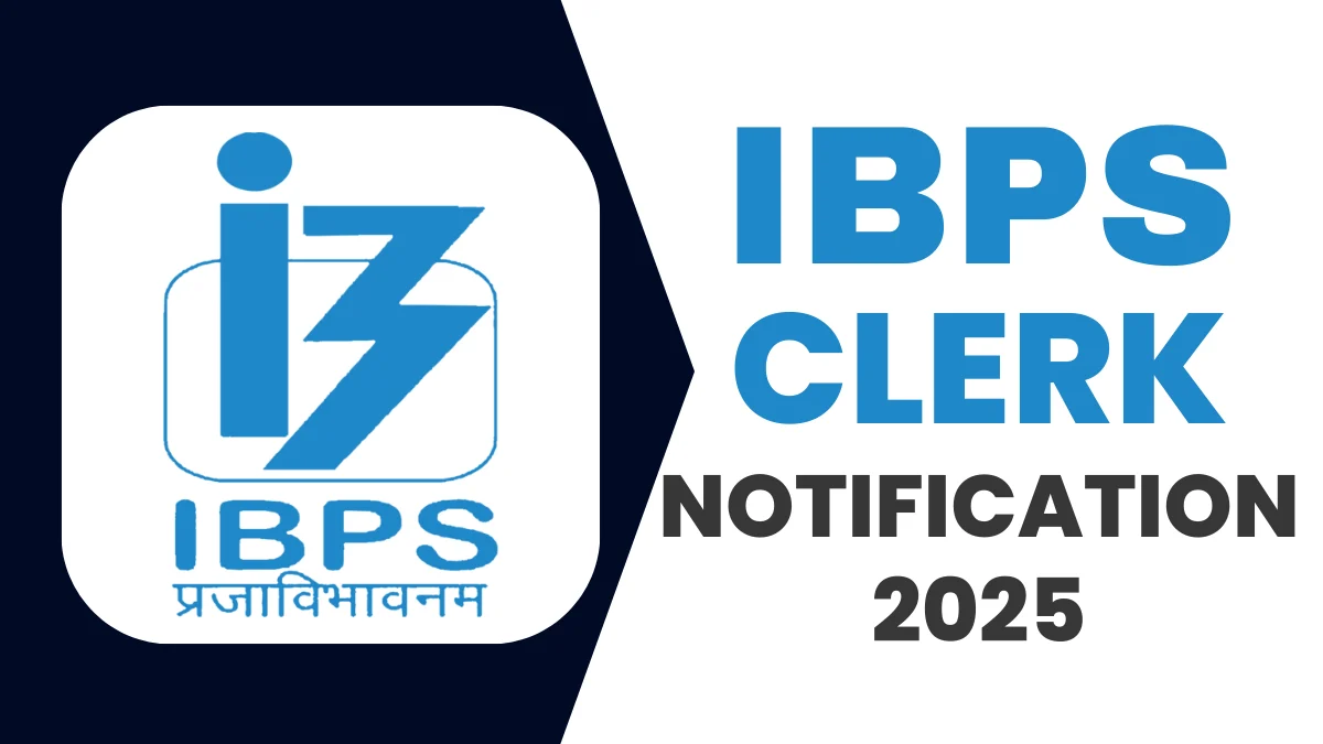 IBPS Clerk 2025 Notification